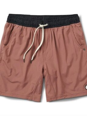 Vuori Kore Athletic Short 7.5" in Terracota